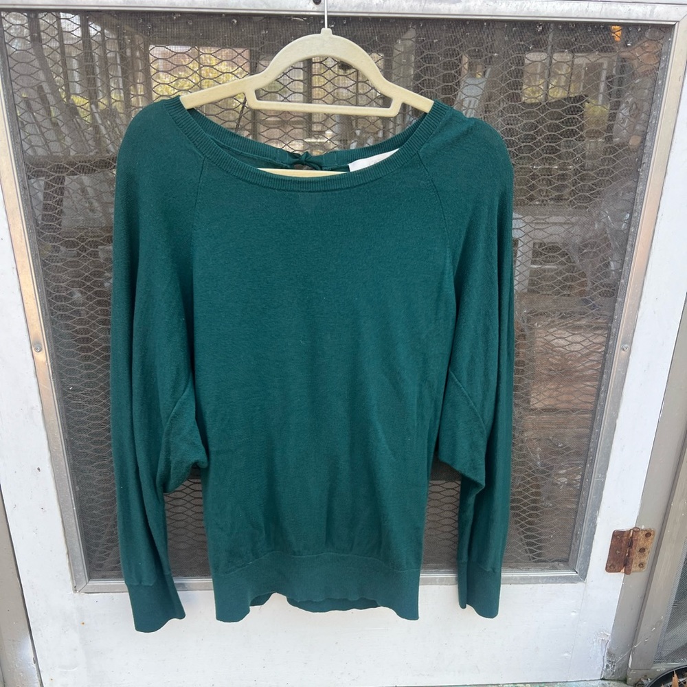 LOFT Forest Green Women’s Lightweight Pullover Sweater